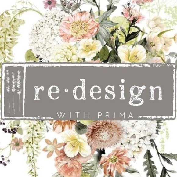 Redesign with Prima Stencils, Decoupage Papers, Wax and Tools
