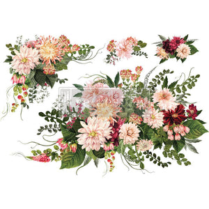 Dahlia Forever - Limited Edition - Large Decor Transfer