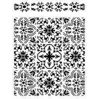 Belles and Whistles Stencil - Tiles 14