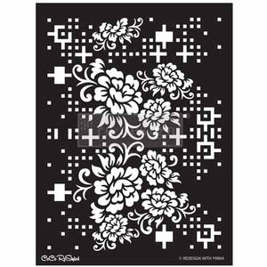 Redesign Stencil - CECE Floral Matrix